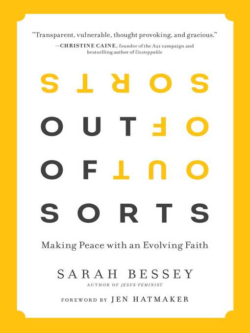 Title details for Out of Sorts by Sarah Bessey - Wait list